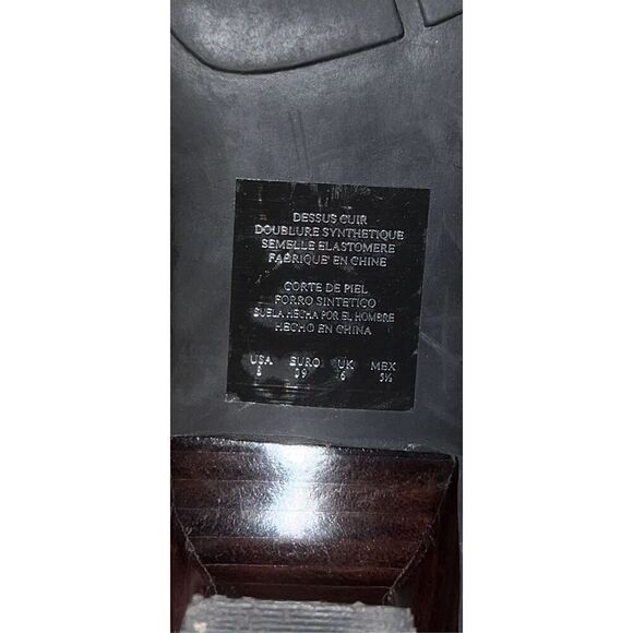 Women’s Vintage Brown/Caramel Loafer Kitten Heel 8 - Picture 8 of 8